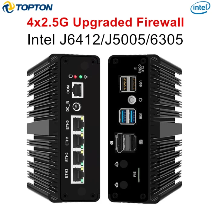 Intel N150 Firewall Upgraded Version Intel Celeron N5105 J6412